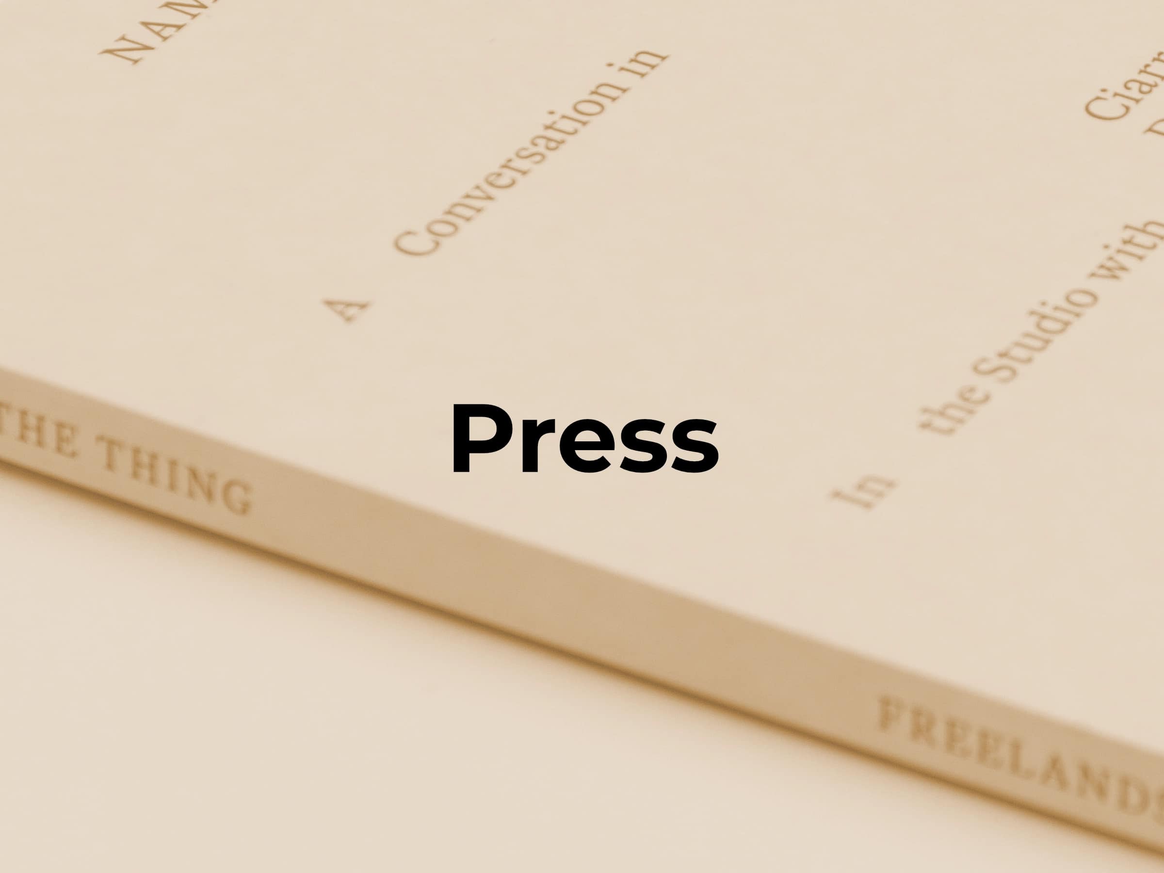 Close-up of printed publication featuring a studio conversation with Daniel Pettitt, contemporary abstract painter based in London